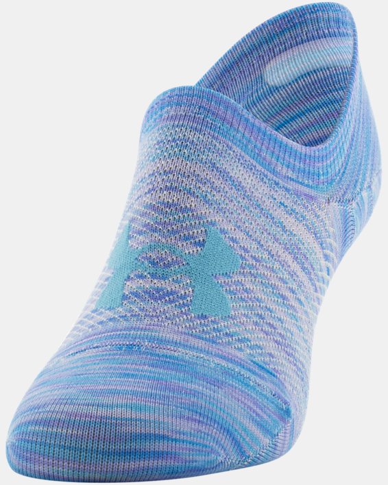 Women's UA Breathe Lite Ultra Low Liner Socks 6-Pack, Blue, pdpMainDesktop image number 14